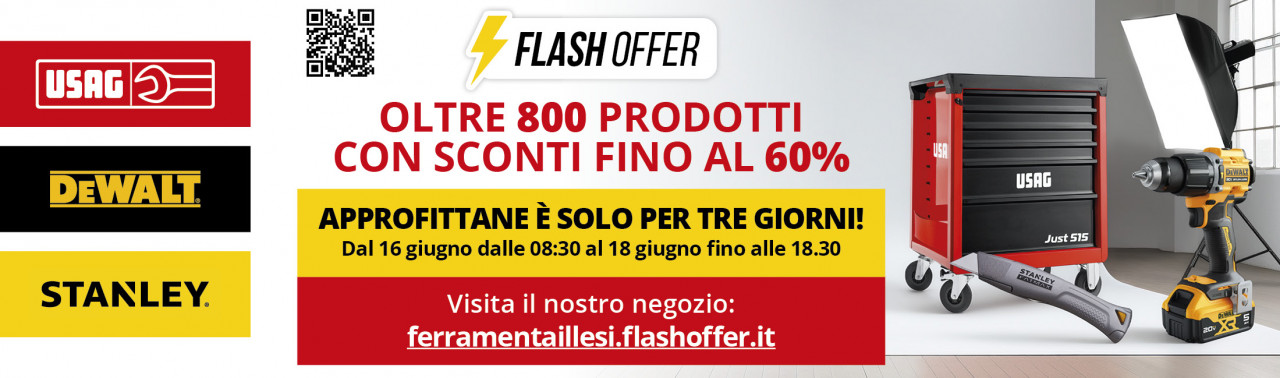 Flash Offer: fino al 60% di sconto su oltre 800 prodotti